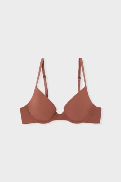 Online ETAM Sujetador Nº 2 - Push-up escote pronunciado MARRON