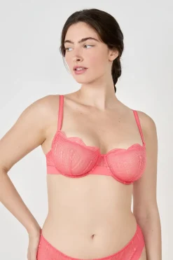 Discount ETAM Sujetador N. 9 - Balconet de encaje CORAL