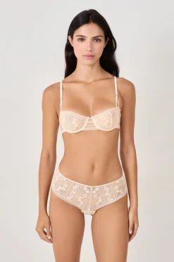 Clearance ETAM Sujetador N. 9 - Balconnet de encaje ROSA CLARO