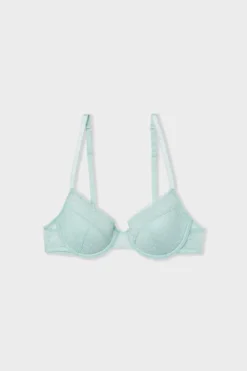 Discount ETAM Sujetador N.º 4 - Copas finas AZUL VERDOSO