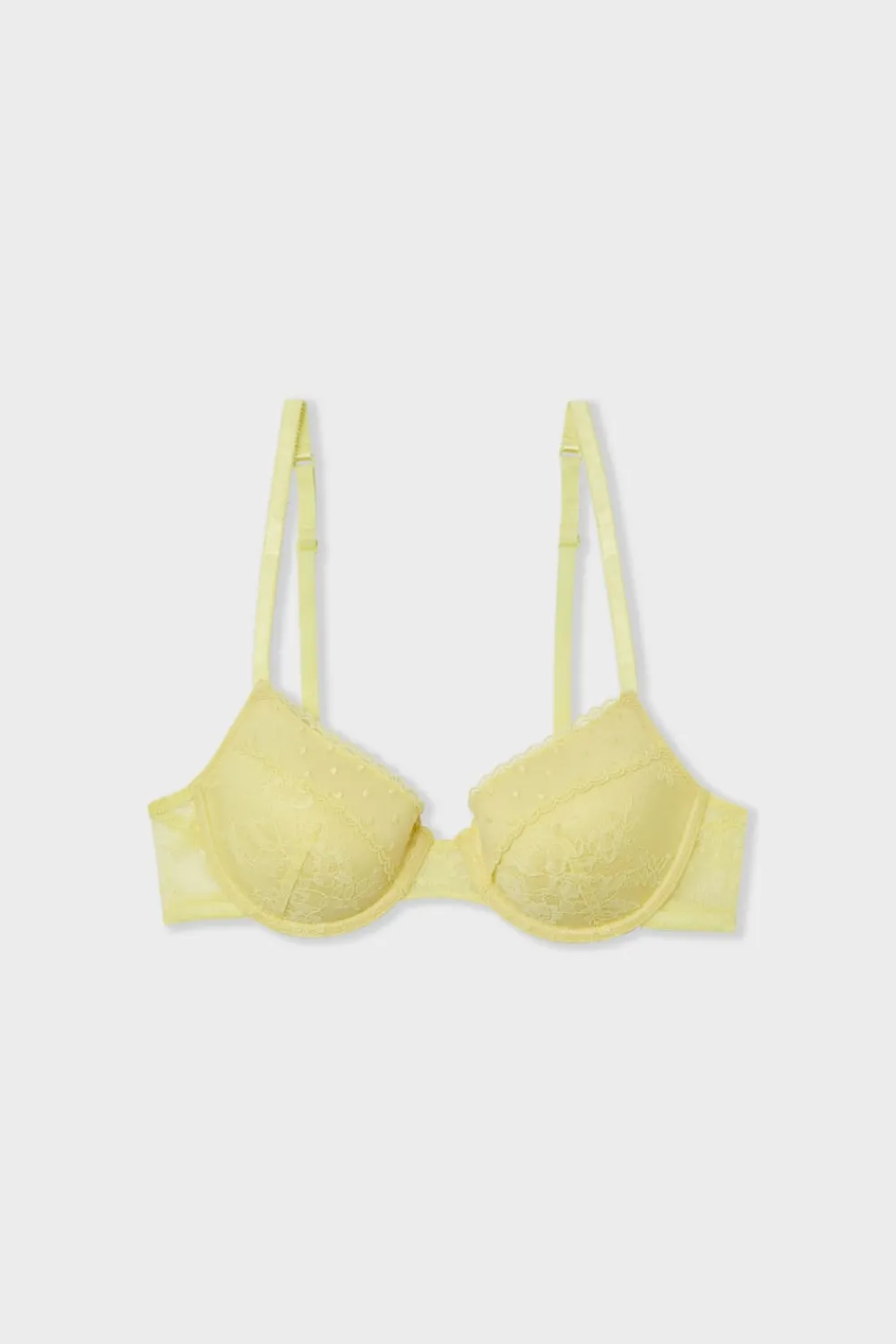 Best ETAM Sujetador N.º 4 - Copas finas AMARILLO PÁLIDO.