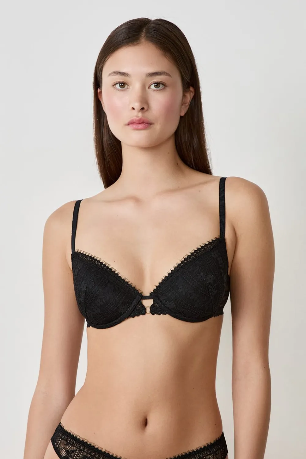 New ETAM Sujetador N. 4 - Copas finas NEGRO