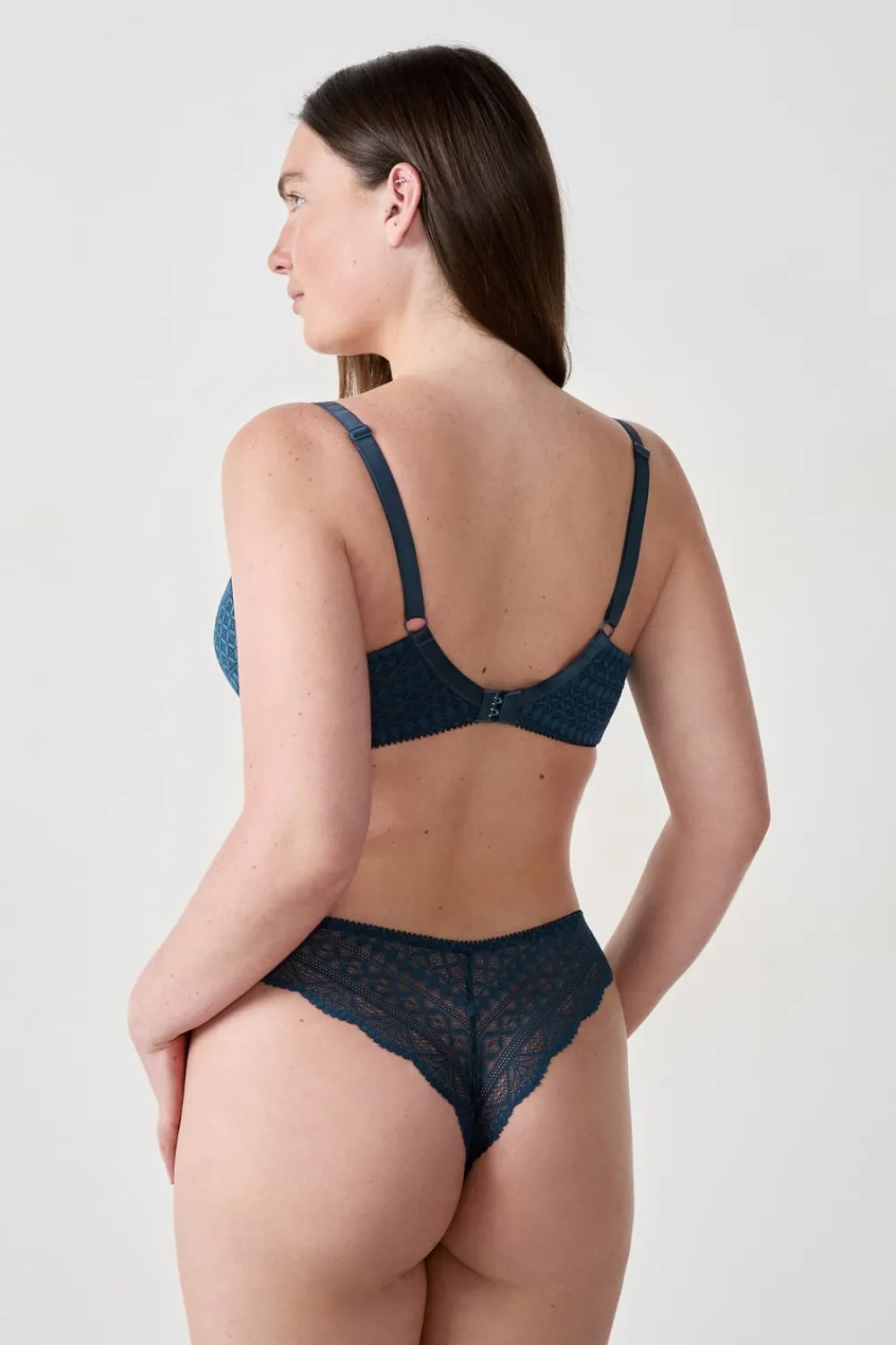 New ETAM Sujetador Nº 2 - Push up escote pronunciado AZUL TINTA