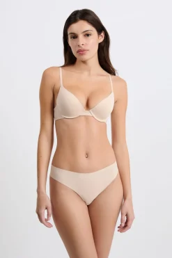 New ETAM Sujetador Nº 2 - Push up escote pronunciado BLANCO ROTO