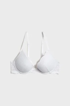 Hot ETAM Sujetador Nº 2 - Push up escote pronunciado BLANCO