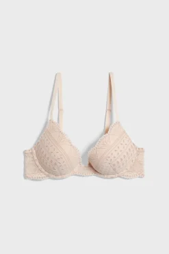 Clearance ETAM Sujetador Nº 2 - Push up escote pronunciado La modelo mide 1m74 y lleva una 90B.