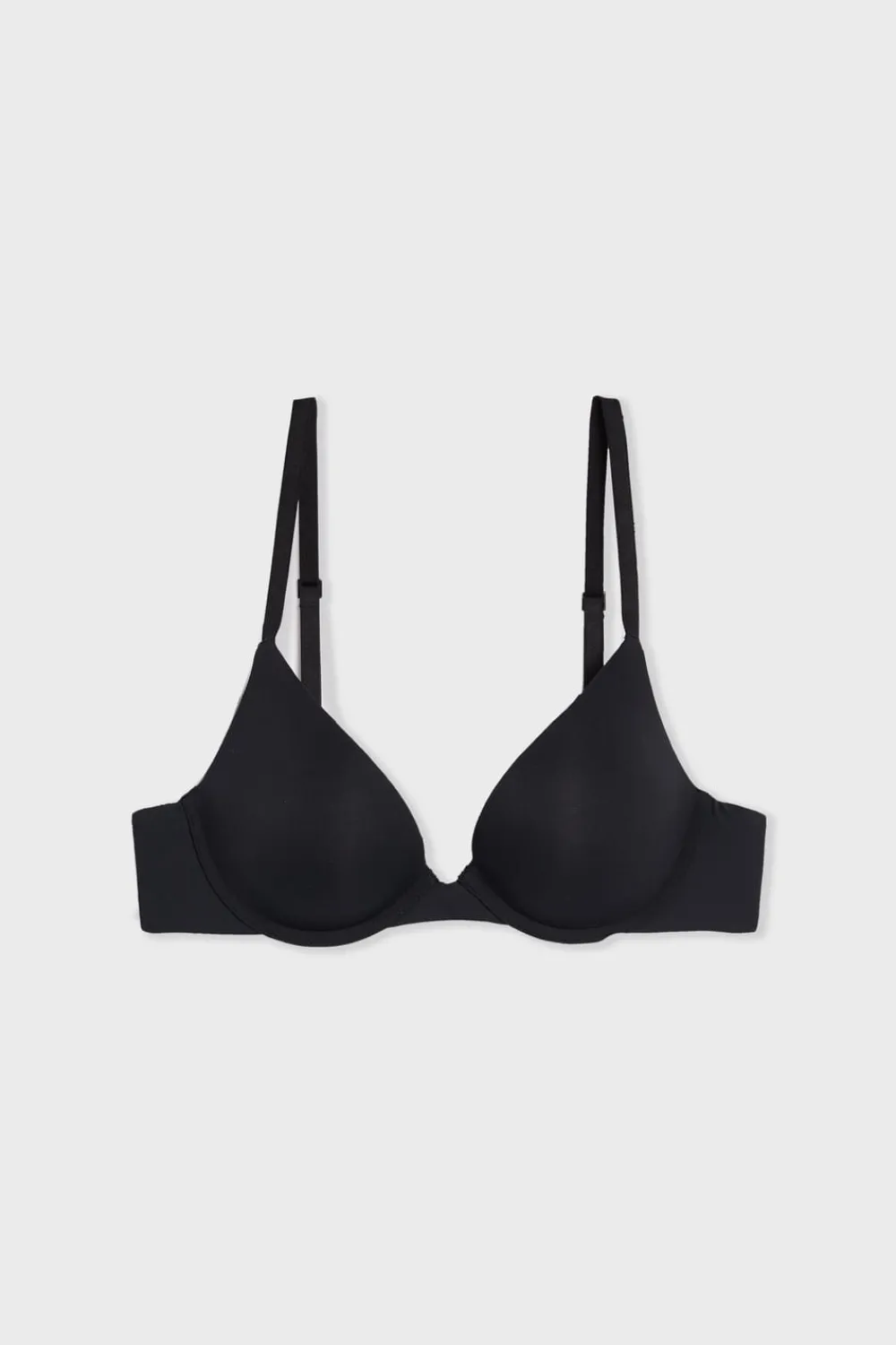 Outlet ETAM Sujetador Nº 2 - Push up escote pronunciado NEGRO