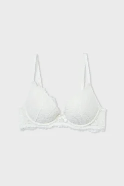 Discount ETAM Sujetador Nº 2 - Push up escote pronunciado La modelo mide 1m75 y lleva una 90B.