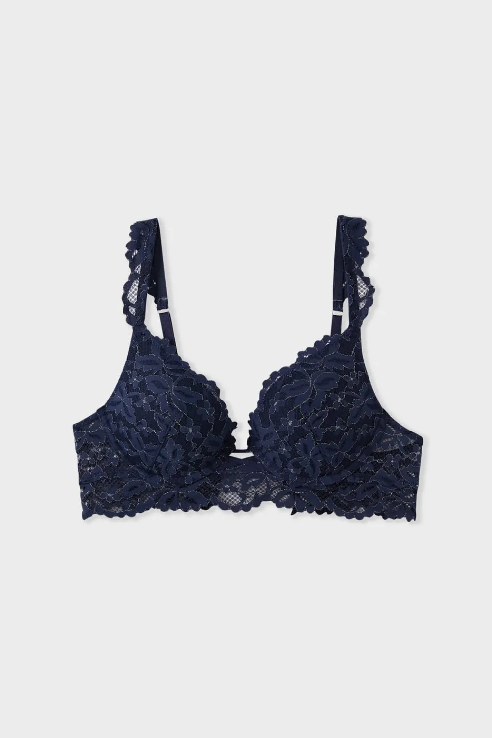 New ETAM Sujetador N. 2 - Push-up escotado AZUL NOCHE