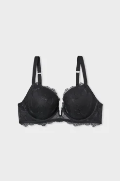 Sale ETAM Sujetador N. 5 - Push-up escotado NEGRO