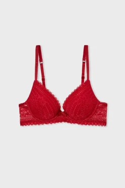 New ETAM Sujetador Nº 2 - Push-up escote pronunciado CARDINAL