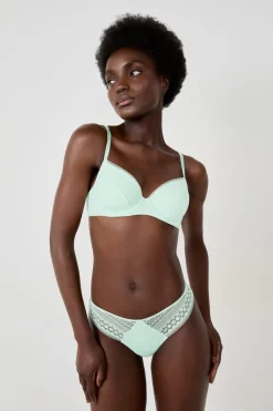 Clearance ETAM Sujetador N. 4 - Sujetador copa fina VERDE PÁLIDO