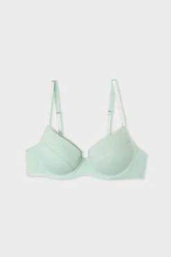 Clearance ETAM Sujetador N. 4 - Sujetador copa fina VERDE PÁLIDO