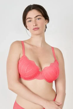 Outlet ETAM Sujetador N. 4 - Sujetador de copa fina CORAL