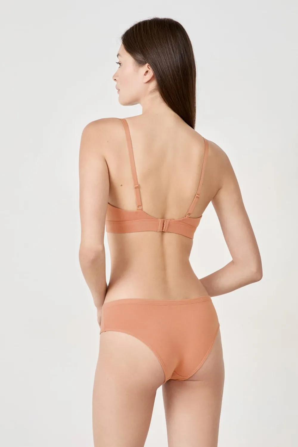 Outlet ETAM Sujetador N. 8 - Sujetador triángulo sin aros ROSA EMPOLVADO
