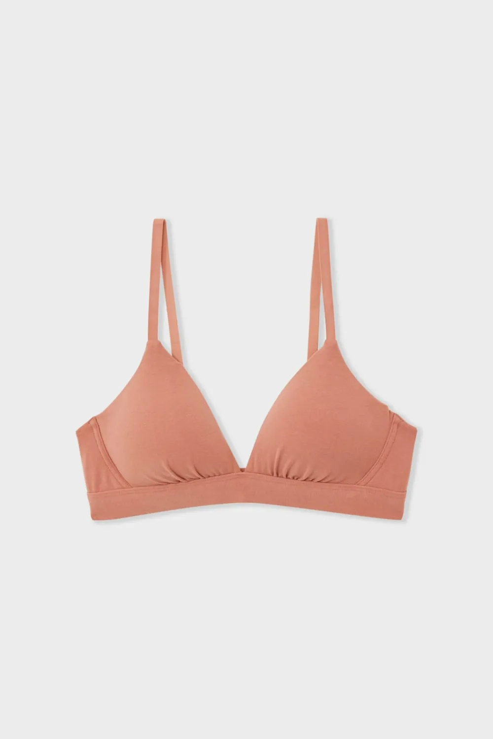 Outlet ETAM Sujetador N. 8 - Sujetador triángulo sin aros ROSA EMPOLVADO