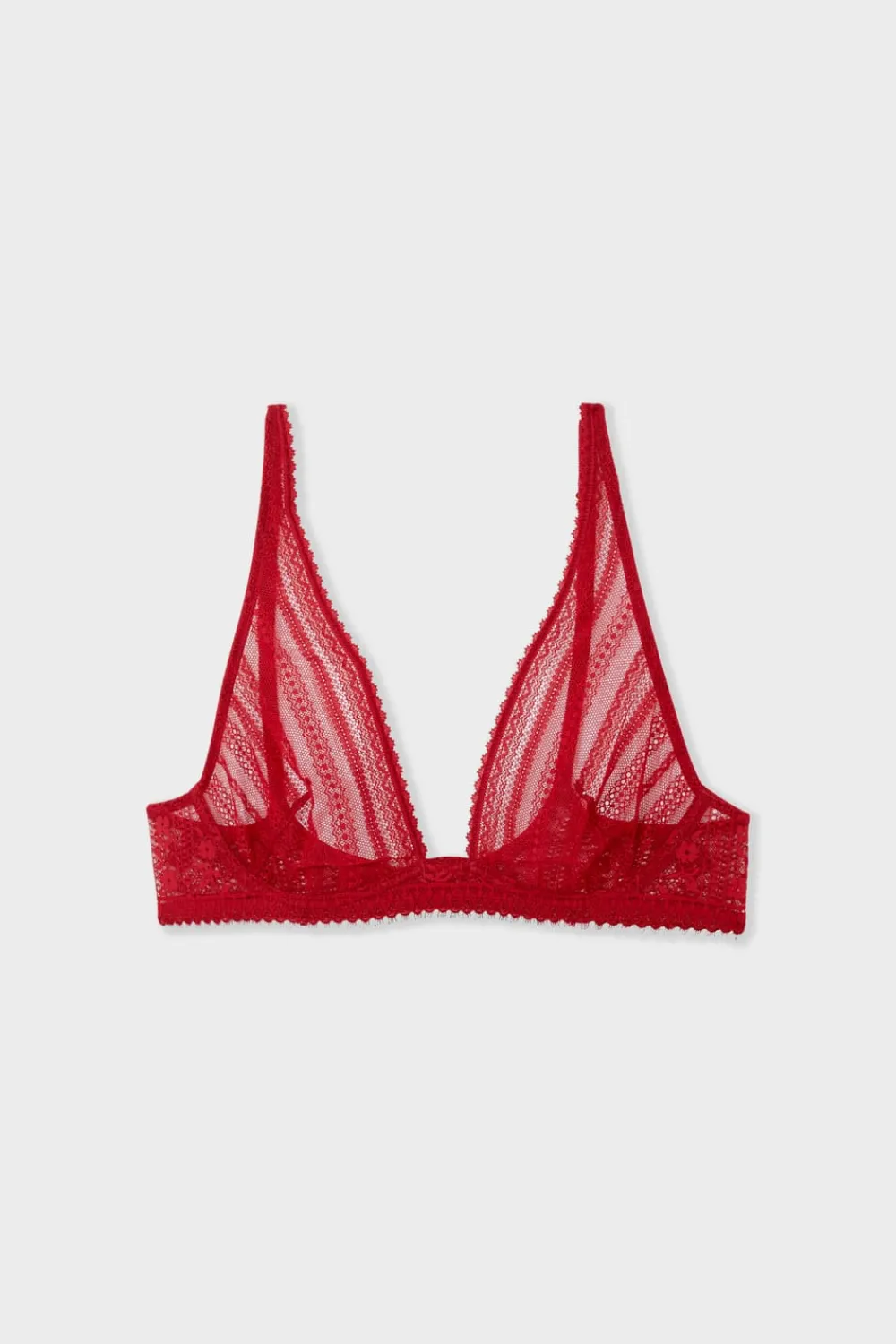 Online ETAM Sujetador N.7 - Balconette con lazo de encaje ROJO