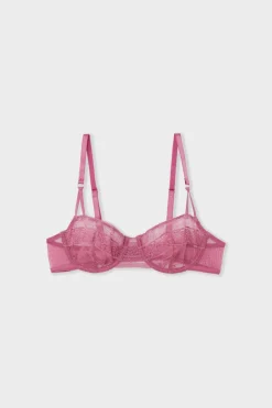 Hot ETAM Sujetador N.9 - Balconnet de encaje BLUSH
