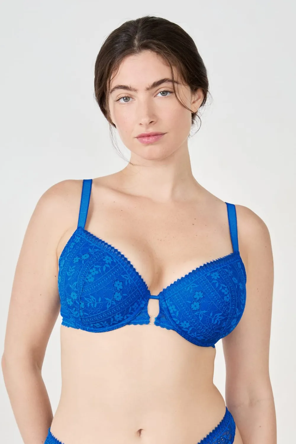 Outlet ETAM Sujetador N.4 - Copa fina AZUL VIVO