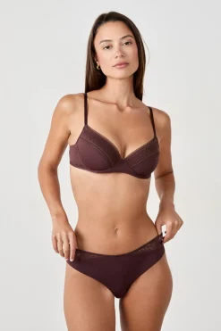 Hot ETAM Sujetador N.4 - Copa fina CHOCOLATE