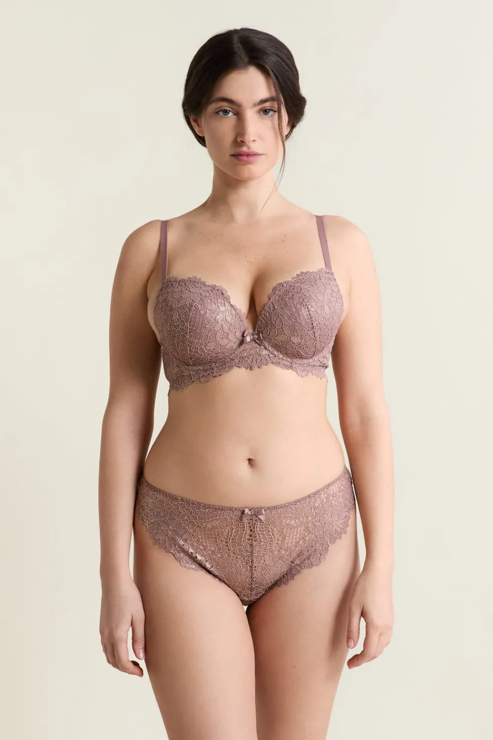 Best ETAM Sujetador N.5 - Copas finas escote pronunciado Topo