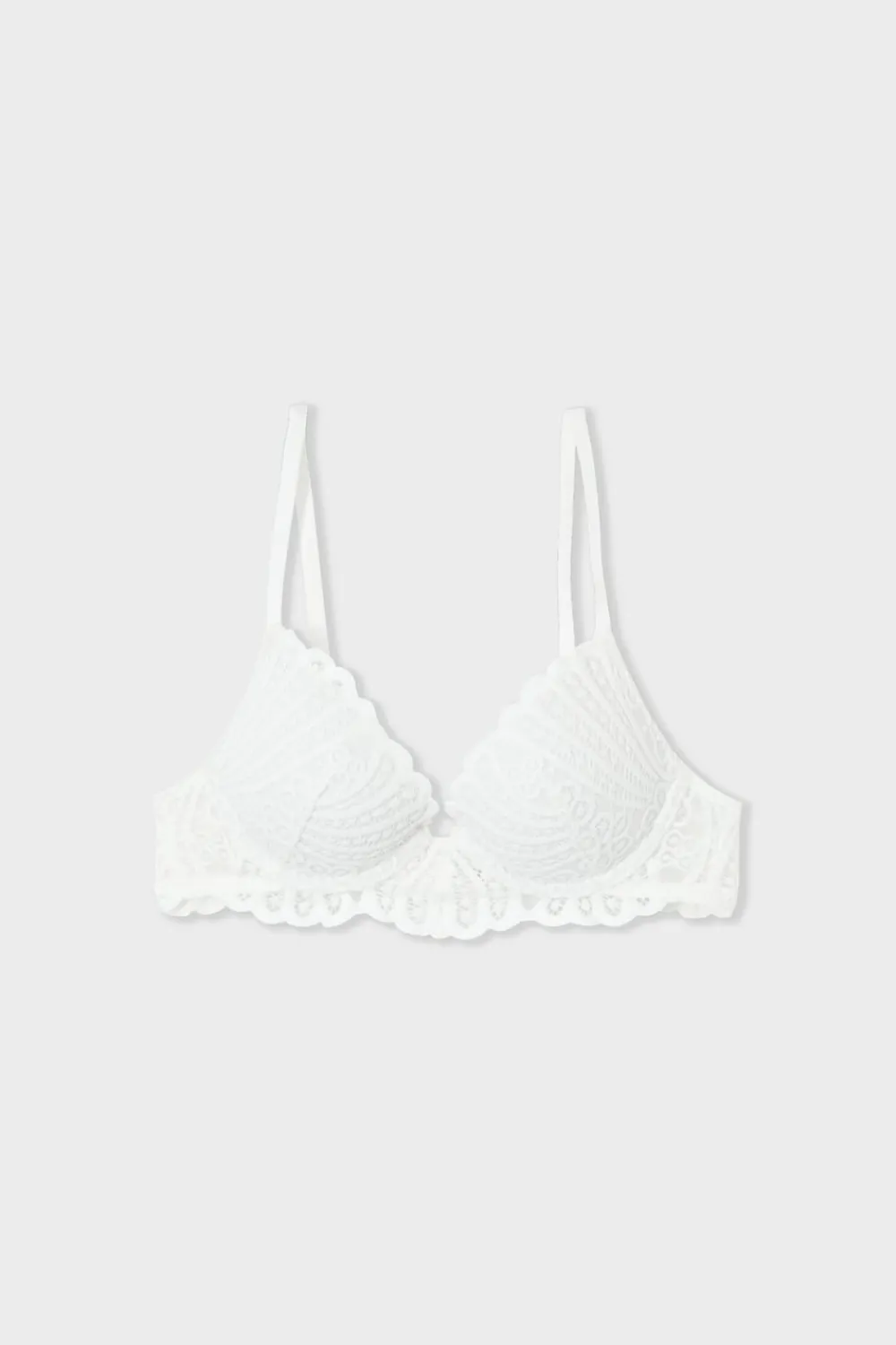 Online ETAM Sujetador N.2 - El push-up escote pronunciado con bordados crudo