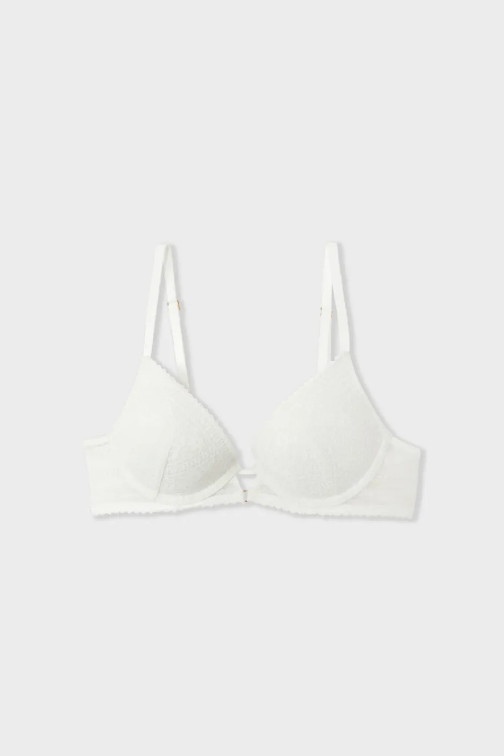Outlet ETAM Sujetador N.2 - El push-up escote pronunciado de encaje crudo