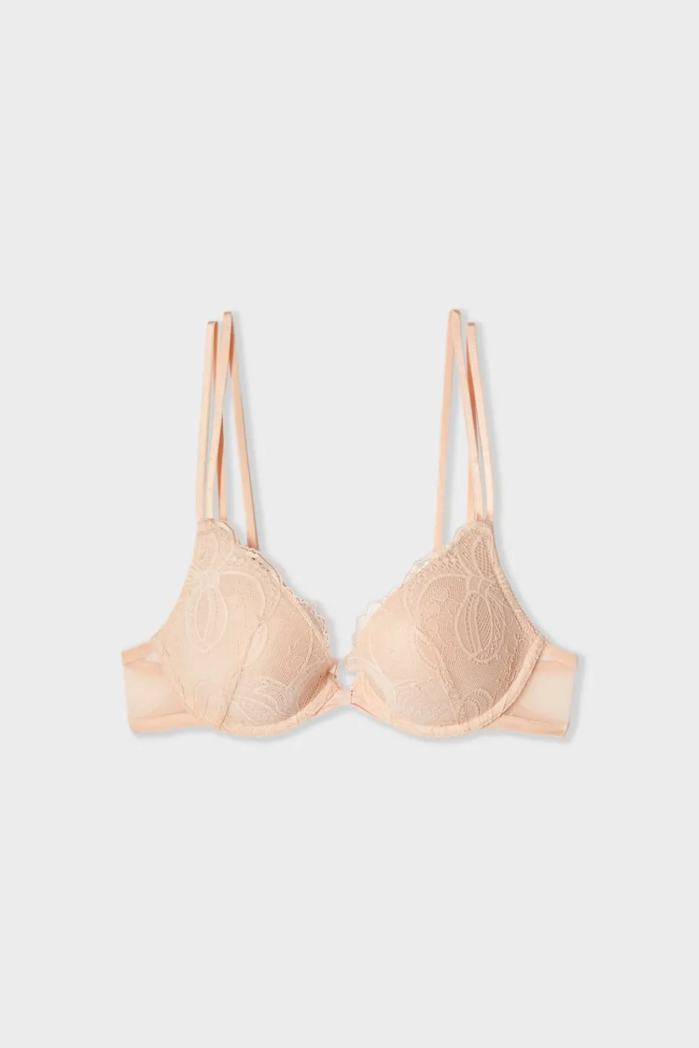 Best ETAM Sujetador N.2 - El push-up escote pronunciado de encaje ROSA EMPOLVADO