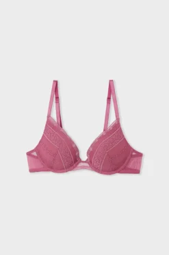 Hot ETAM Sujetador N.2 - El push-up escote pronunciado de encaje BLUSH