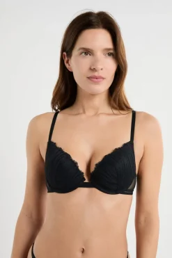 Best ETAM Sujetador N.2 - El push-up escote pronunciado NEGRO