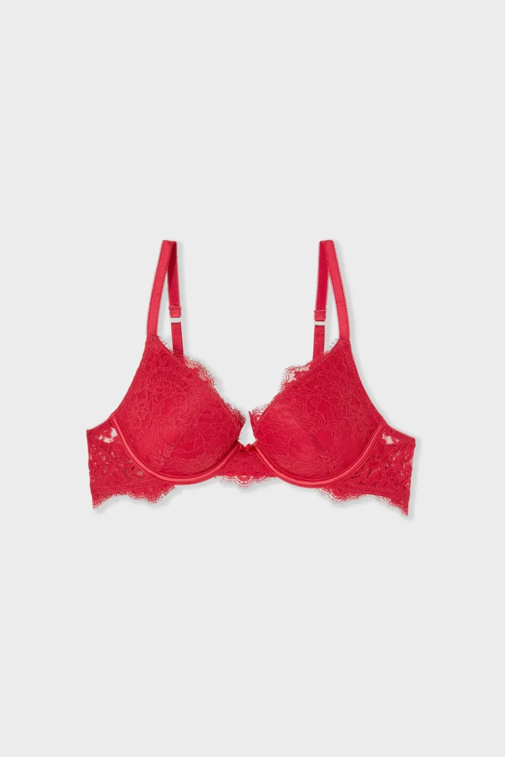 Online ETAM Sujetador N.2 - Push-up de encaje ROJO