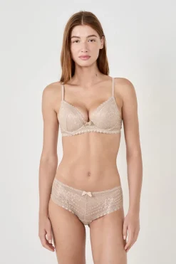 Outlet ETAM Sujetador N.2 - Push-up escotado DUNE