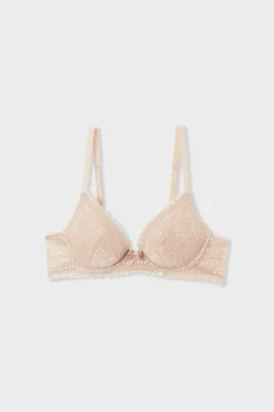 Outlet ETAM Sujetador N.2 - Push-up escotado DUNE