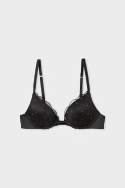 Outlet ETAM Sujetador N.2 - Push-up escotado NEGRO