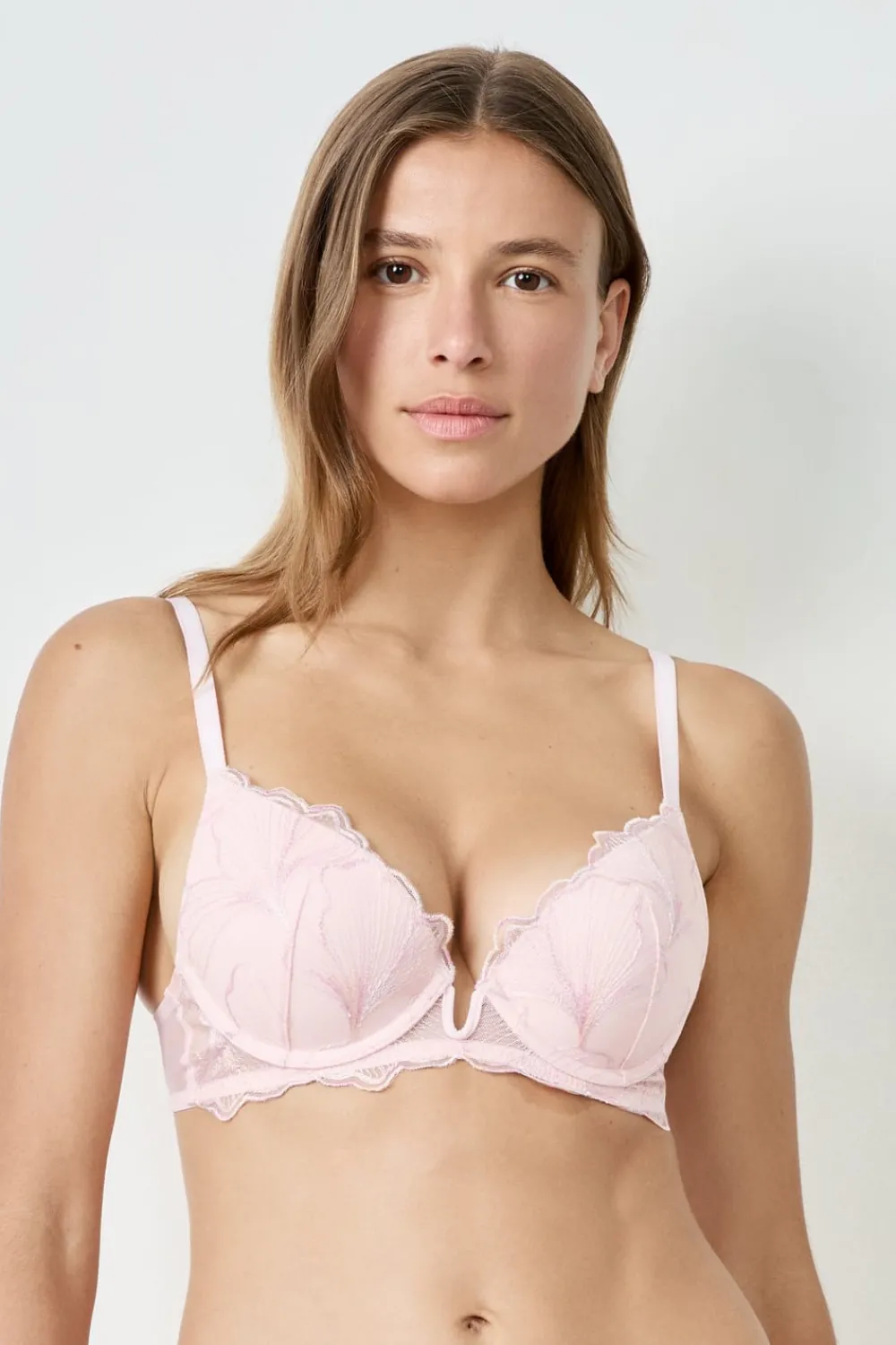 Hot ETAM Sujetador N.2 - Push-up escote pronunciado ROSA CLARO
