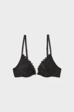 Hot ETAM Sujetador N.2 - Push-up escotado NEGRO
