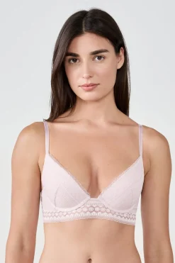 Sale ETAM Sujetador push-up ROSA EMPOLVADO