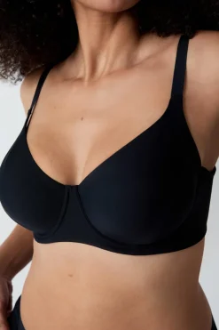 New ETAM Sujetador reductor sin relleno NEGRO