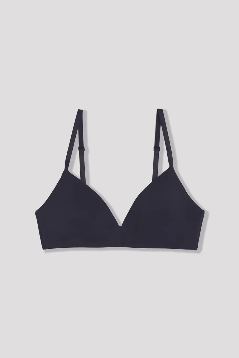 New ETAM Sujetador sin aros de copas finas de microfibra NEGRO