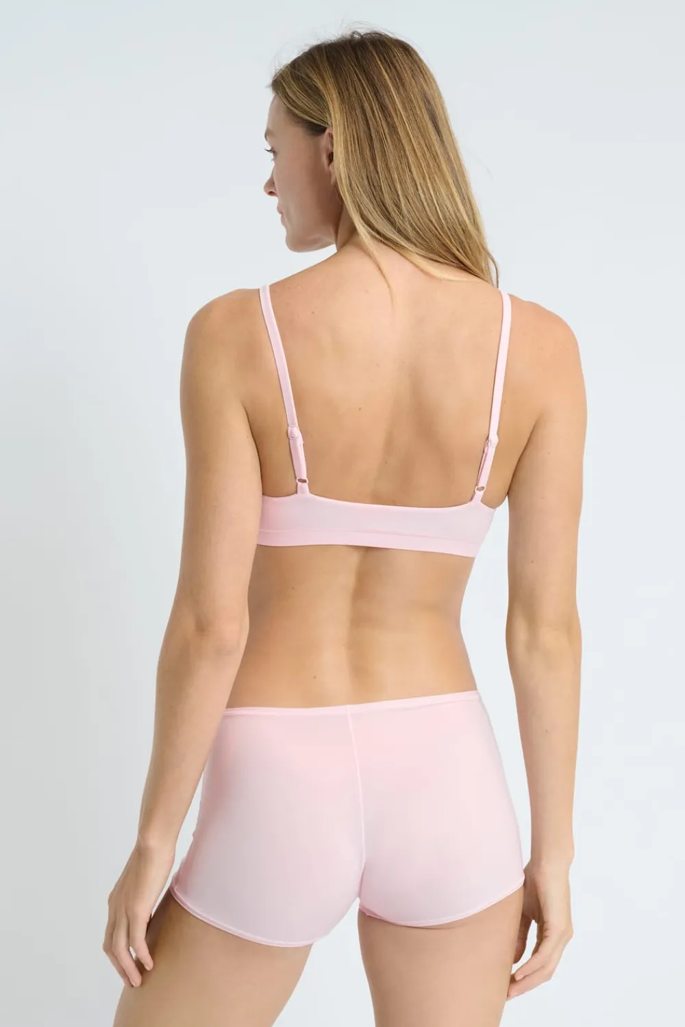 Best ETAM Sujetador sin aros de microfibra ROSA