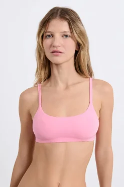Sale ETAM Sujetador sin aros de microfibra ROSA BONBON