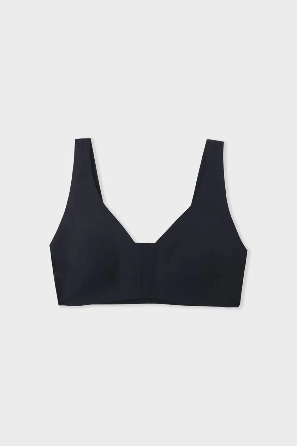 New ETAM Sujetador sin aros post-mastectomía con abertura delantera NEGRO