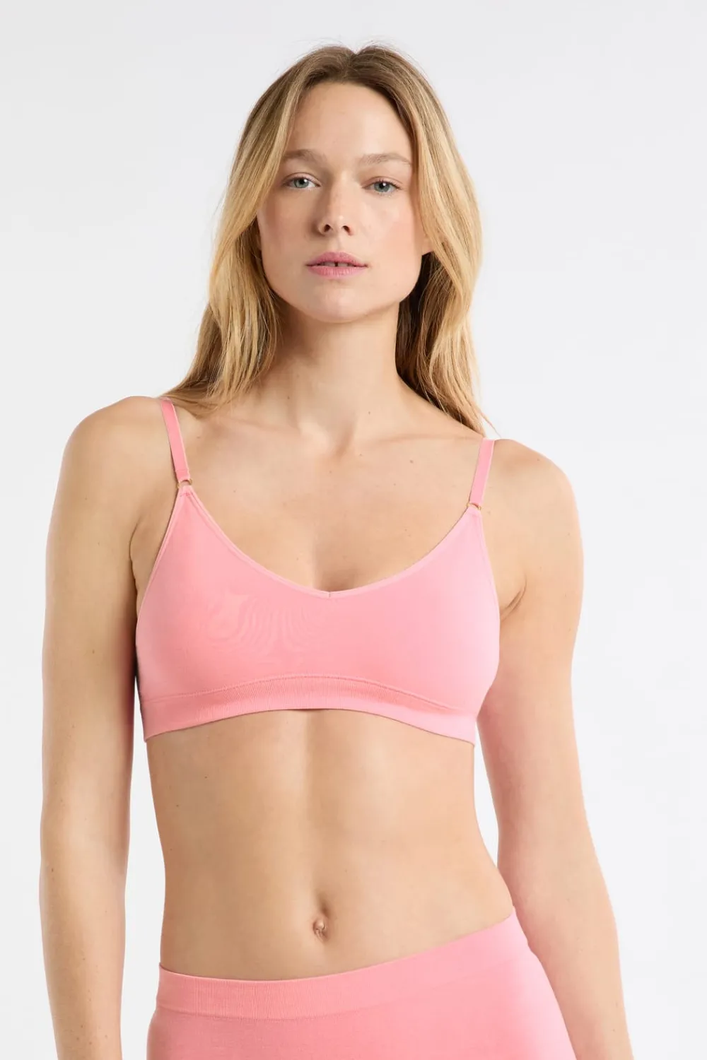 Hot ETAM Sujetador sin costuras con algodón ROSA