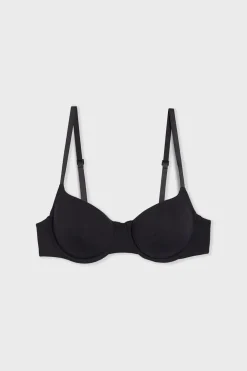New ETAM Sujetador sin relleno de microfibra NEGRO