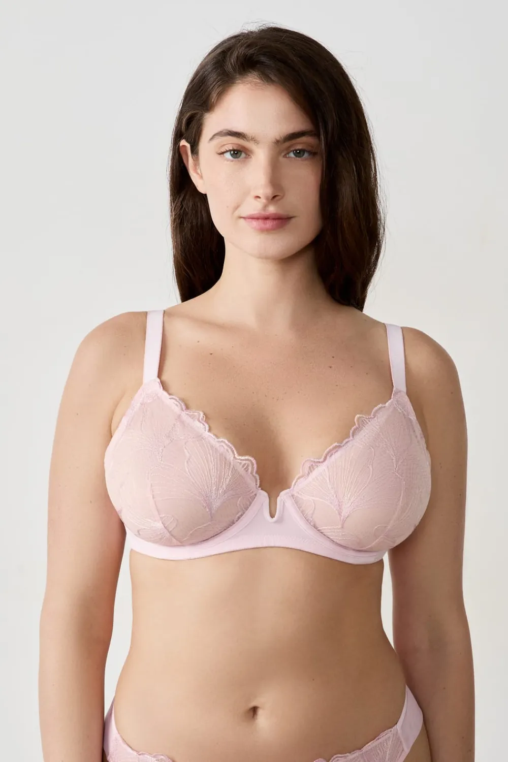 ETAM Sujetador sin relleno de encaje ROSA CLARO
