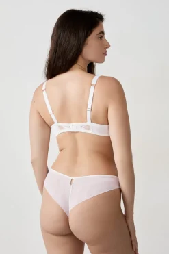 Best ETAM Sujetador sin relleno de encaje BLANCO