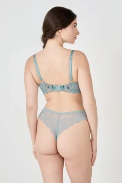 New ETAM Sujetador sin relleno de encaje AZUL CLARO