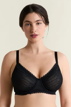 Outlet ETAM Sujetador sin relleno efecto minimizador talla 1 NEGRO
