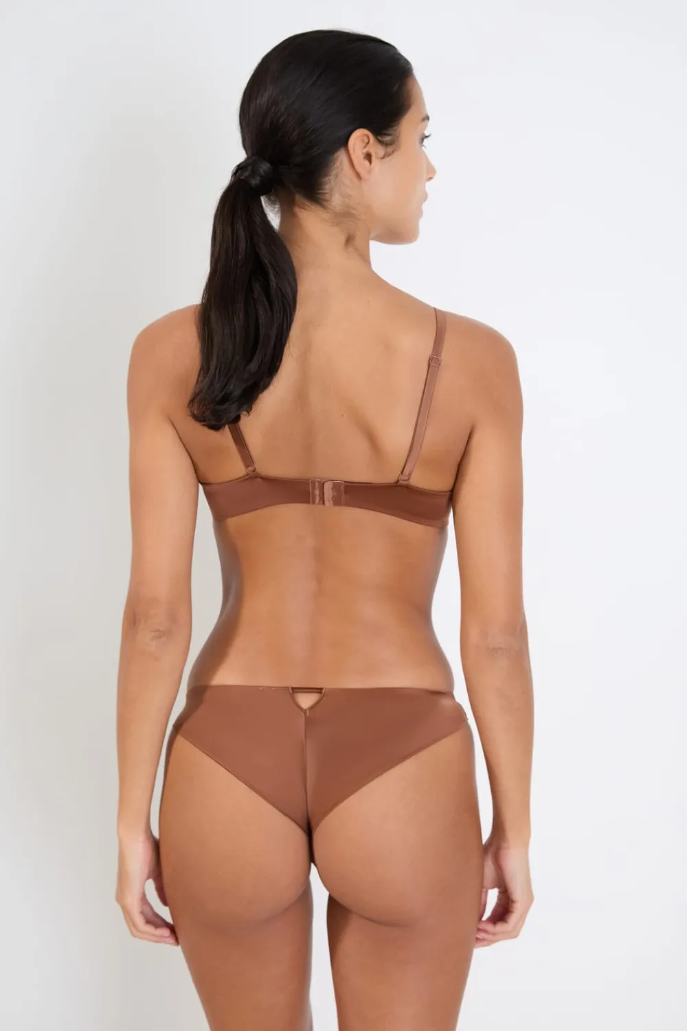 Discount ETAM Sujetador triangular sin aros MARRÓN