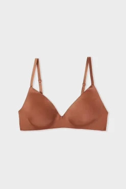 Discount ETAM Sujetador triangular sin aros MARRÓN